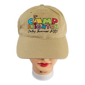 Camp Brighton Dallas Summer 2001 Strapback Baseball Hat Cap Alternative Headwear